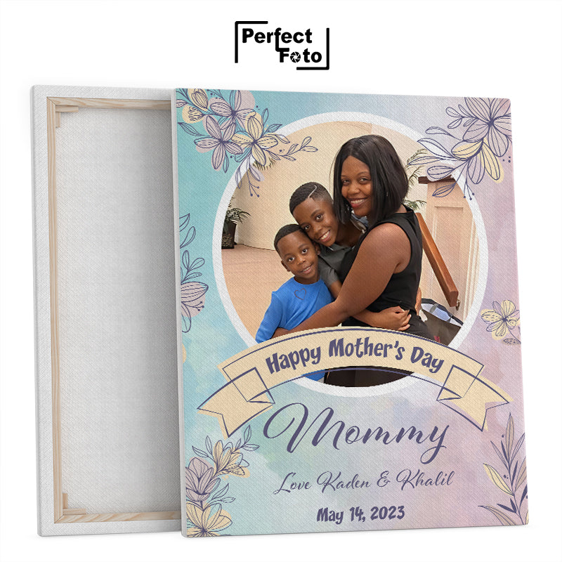 16x20 Custom Memorial Framed Canvas Design 3