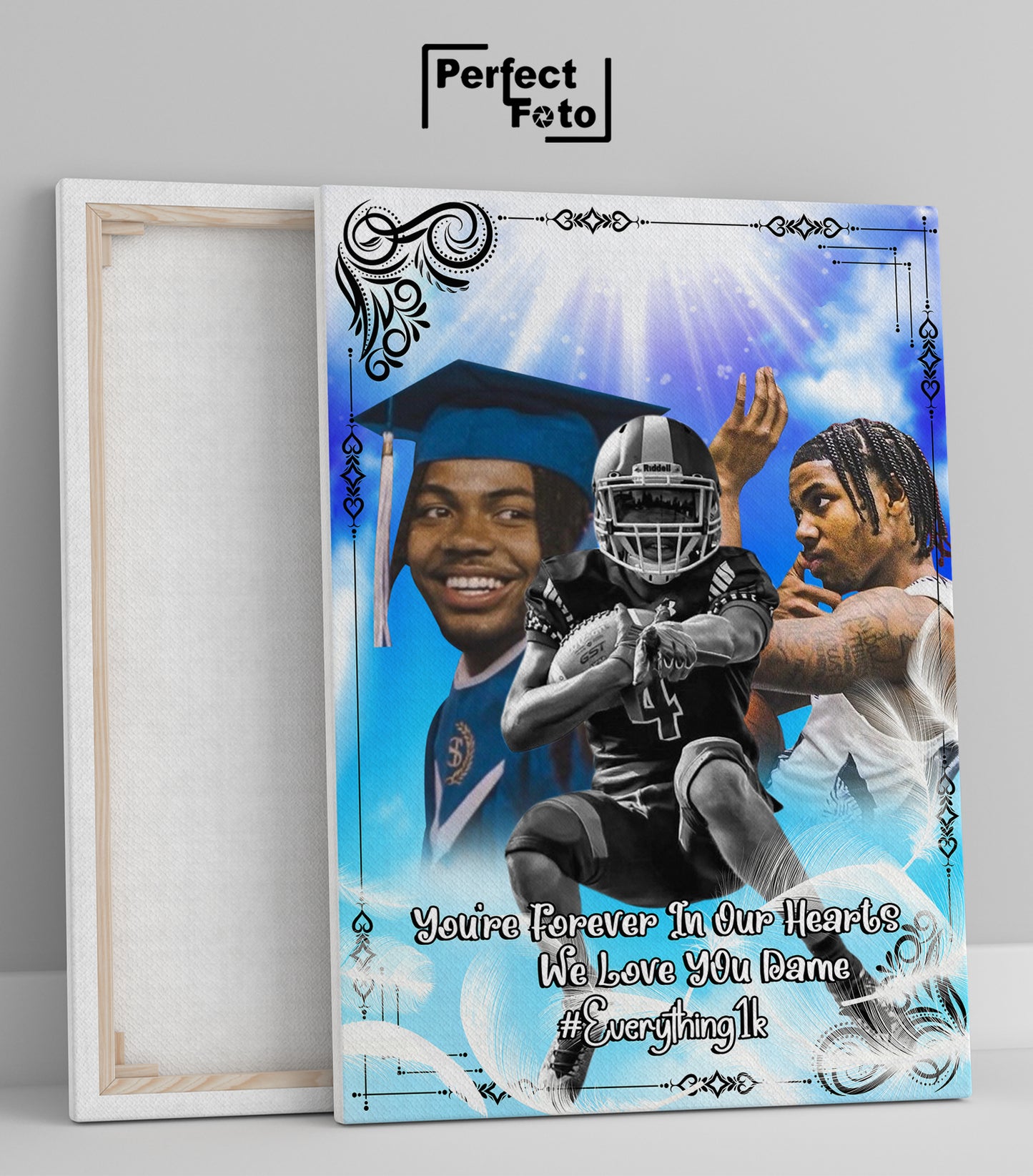 16x20 Custom Framed Canvas Design 3