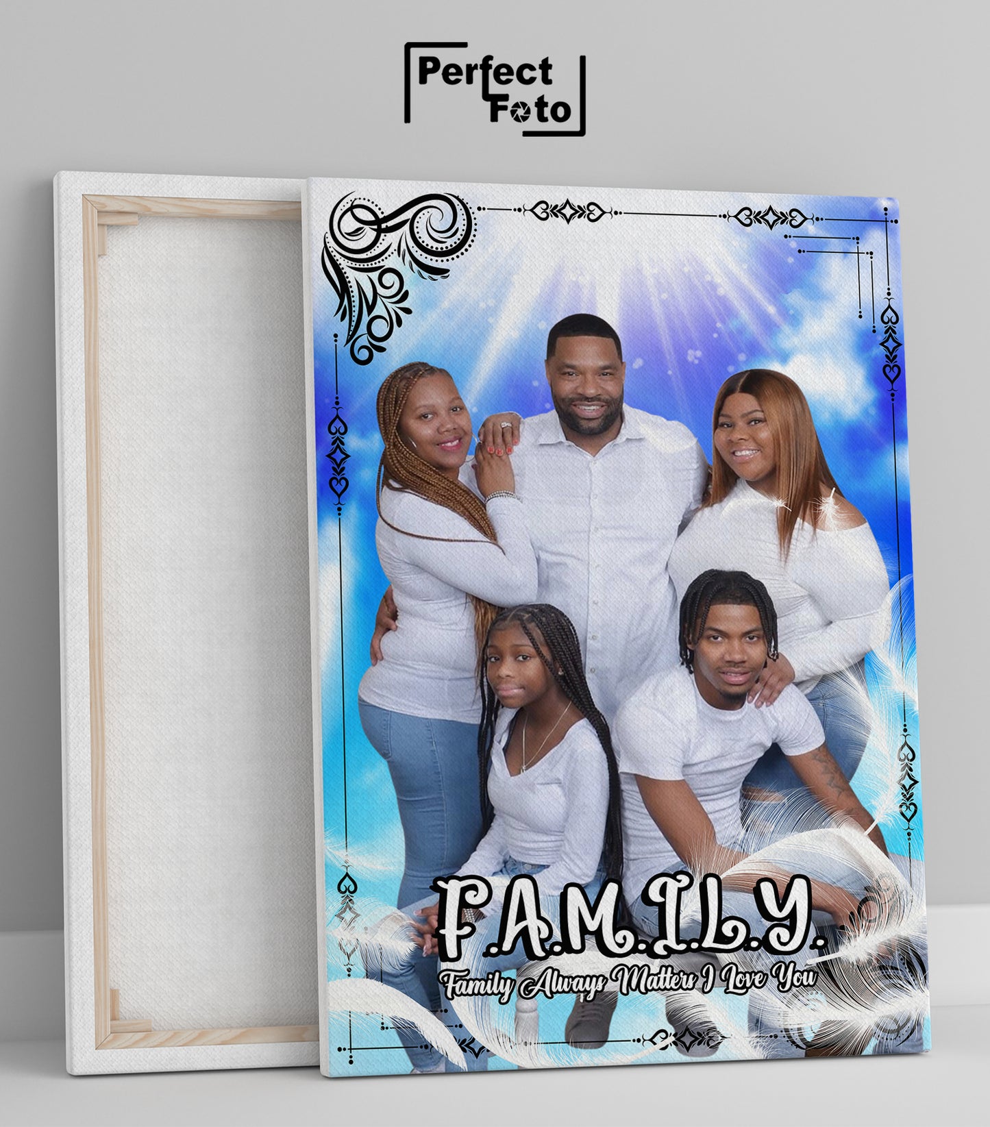 16x20 Custom Framed Canvas Design 5