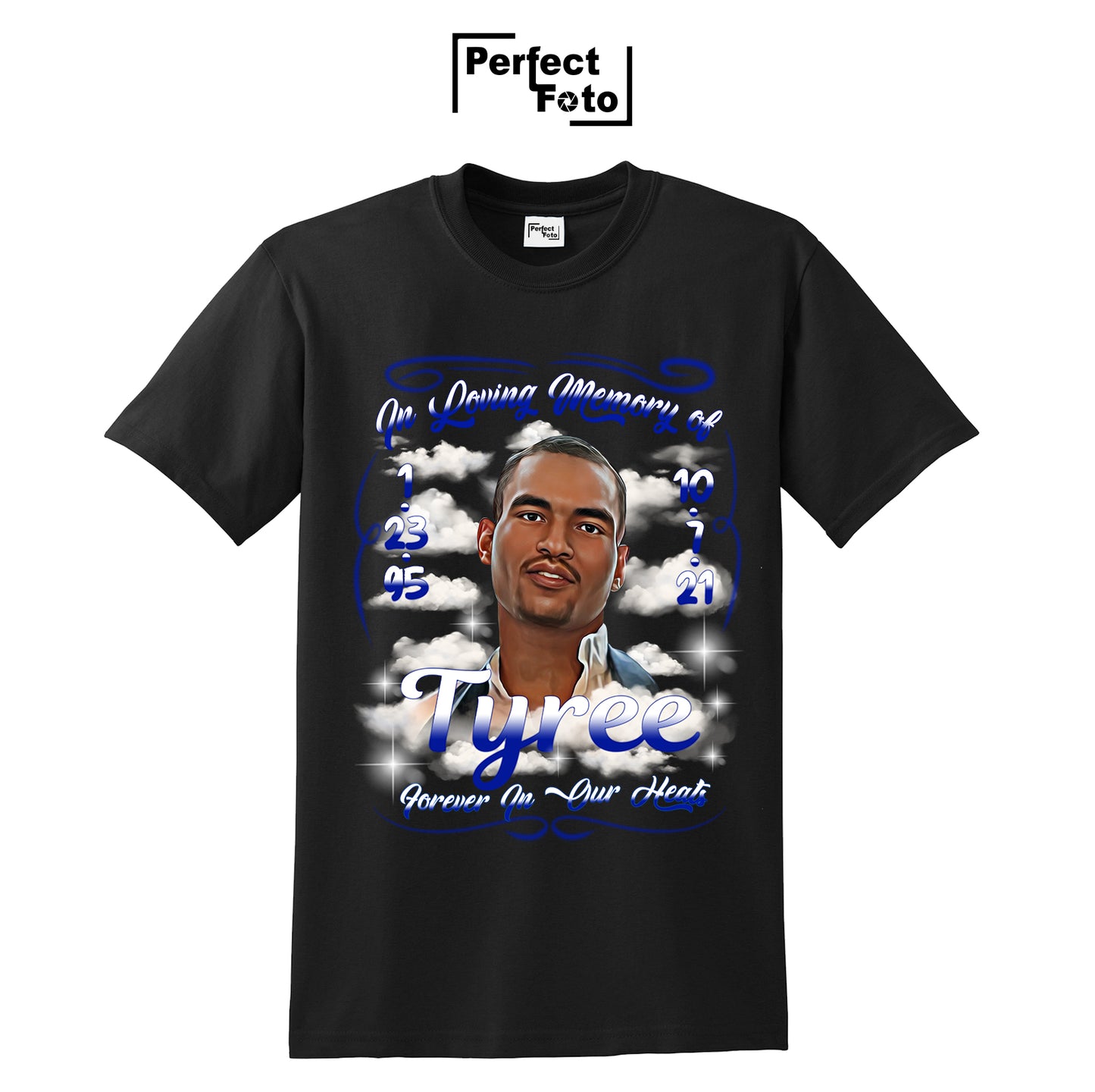 Airbrush Memorial Shirt Template 4