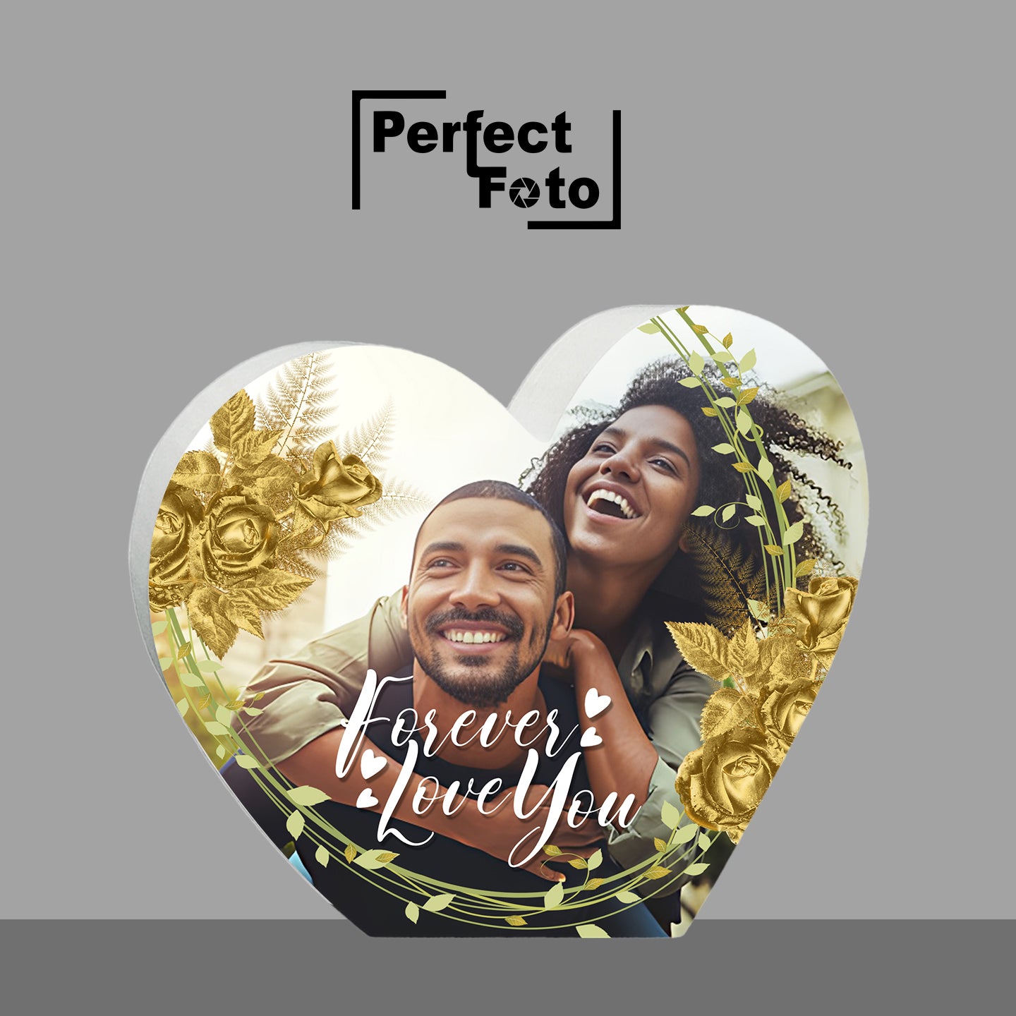 Crystal Heart Photo Block – Design 2