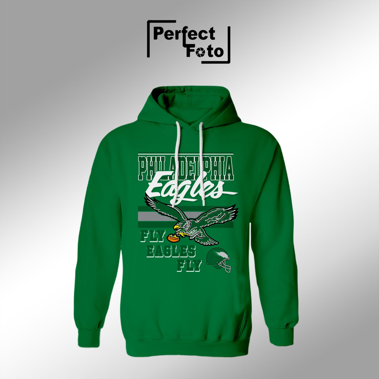 Pre Made Football & Eagles Hoodie Design 16