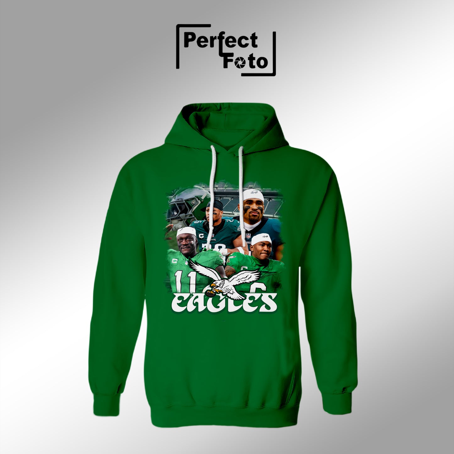 Pre Made Football & Eagles Hoodie Design 5