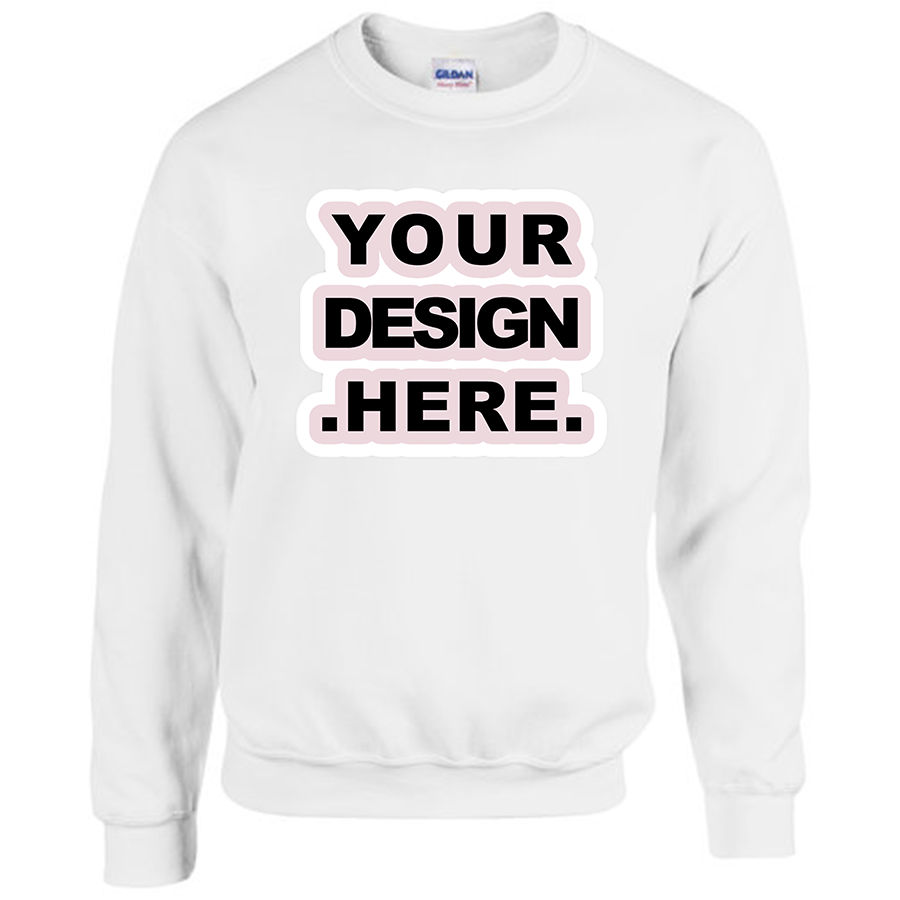 Custom Printed Sweatshirts - Gildan Heavy Weight – Soft Cotton Unisex