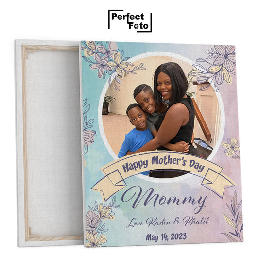 16x20 Custom Memorial Framed Canvas Design 3