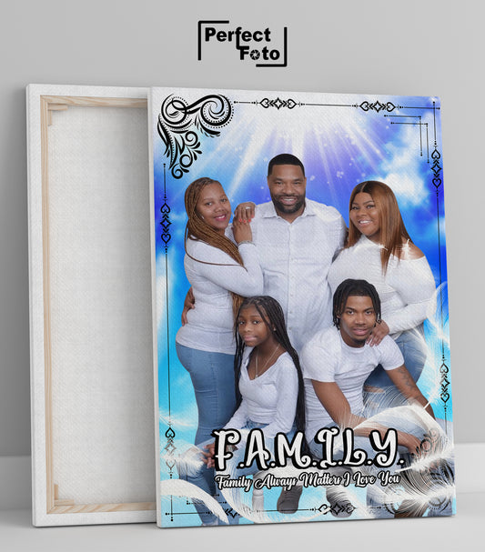 16x20 Custom Framed Canvas Design 5