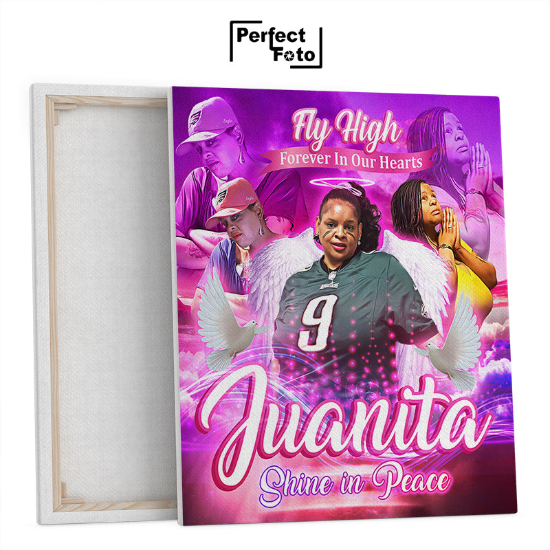 16x20 Custom Memorial Framed Canvas Design 2