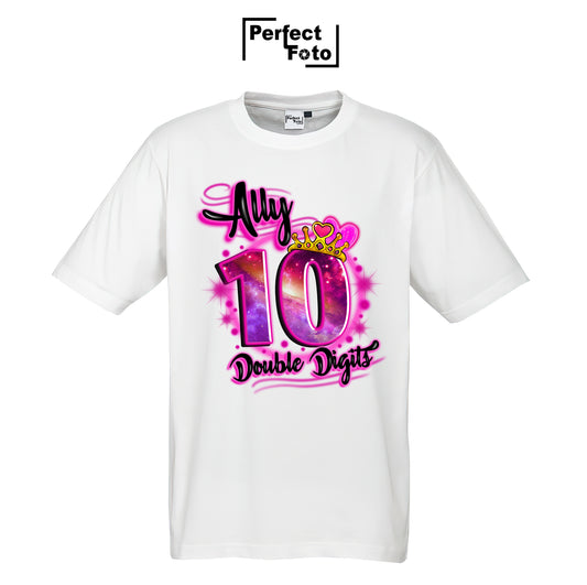 Airbrush Birthday Shirt - Design 10