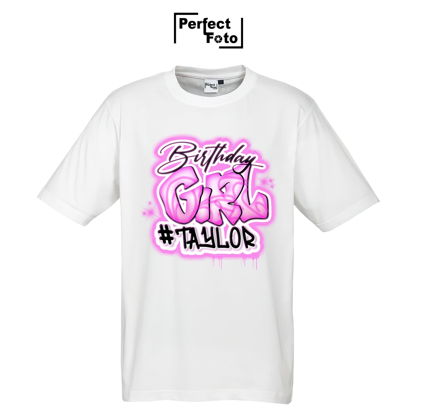 Airbrush Birthday Shirt - Design 8