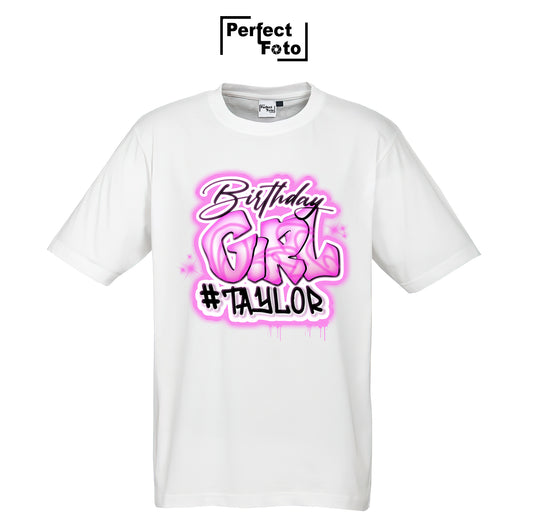 Airbrush Birthday Shirt - Design 8