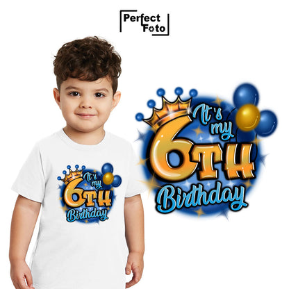 Airbrush Birthday Shirt - Design 13