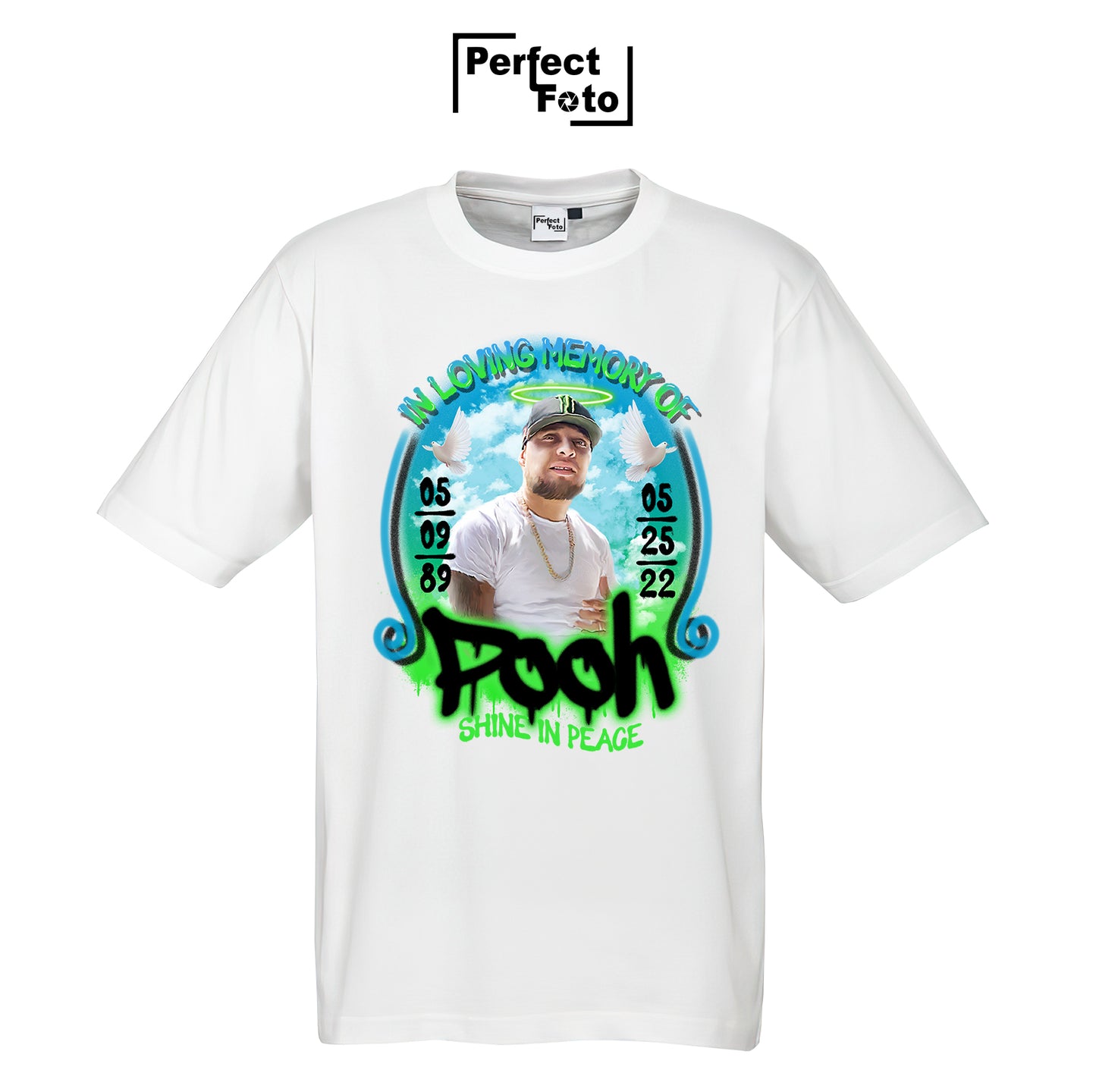 Airbrush Memorial Shirt - Design 8