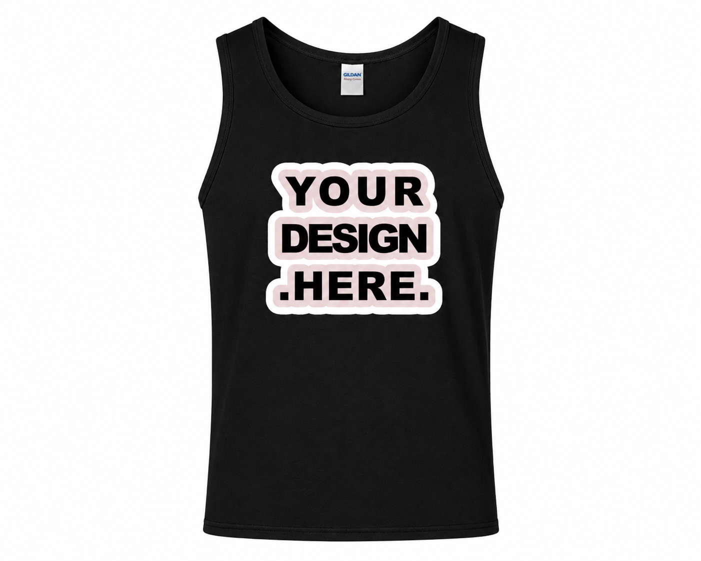 Custom Printed Tank Tops – Gildan Heavy Weight – Soft Cotton Unisex