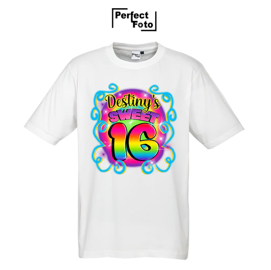 Adult Custom Made Birthday Shirt Design 8