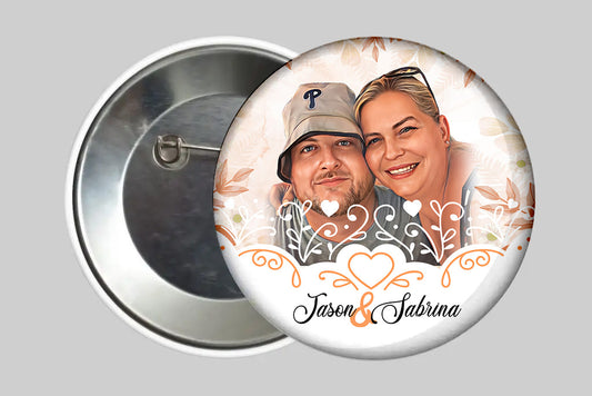 Custom Button Pin - Design 5