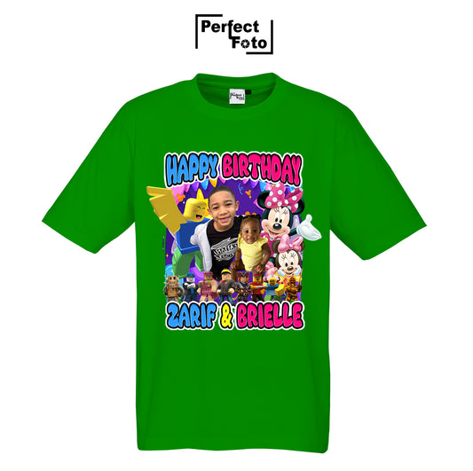 Custom Made Kids Birthday Shirt - Design 12
