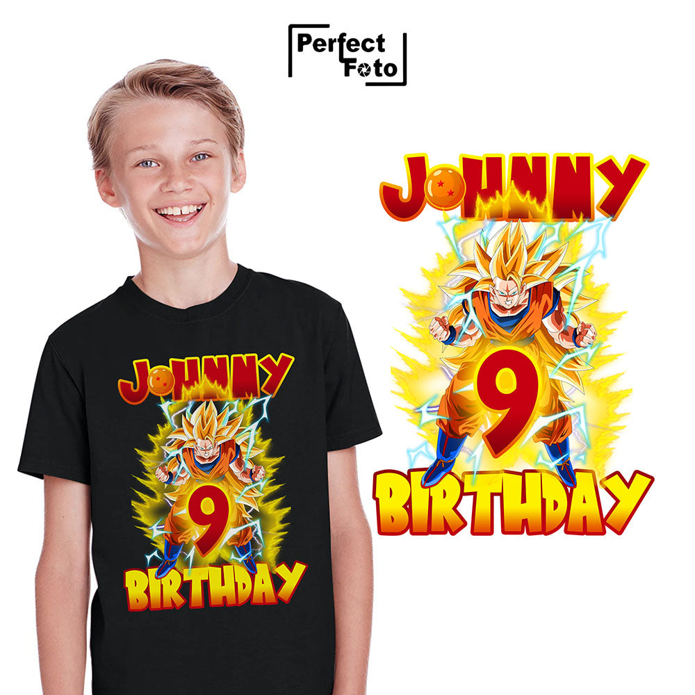 Custom Made Kids Birthday Shirt - Design 17