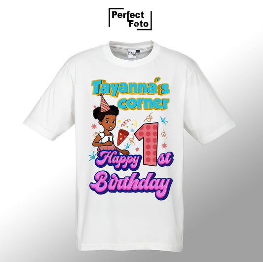Custom Made Kids Birthday Shirt - Design 2