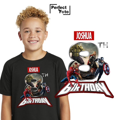 Custom Made Kids Birthday Shirt - Design 20