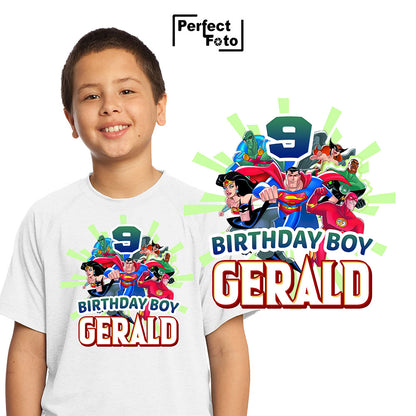 Custom Made Kids Birthday Shirt - Design 21