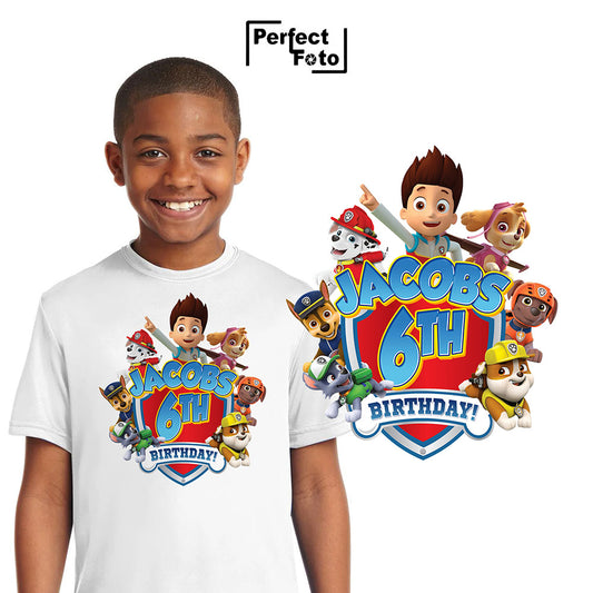 Custom Made Kids Birthday Shirt - Design 23