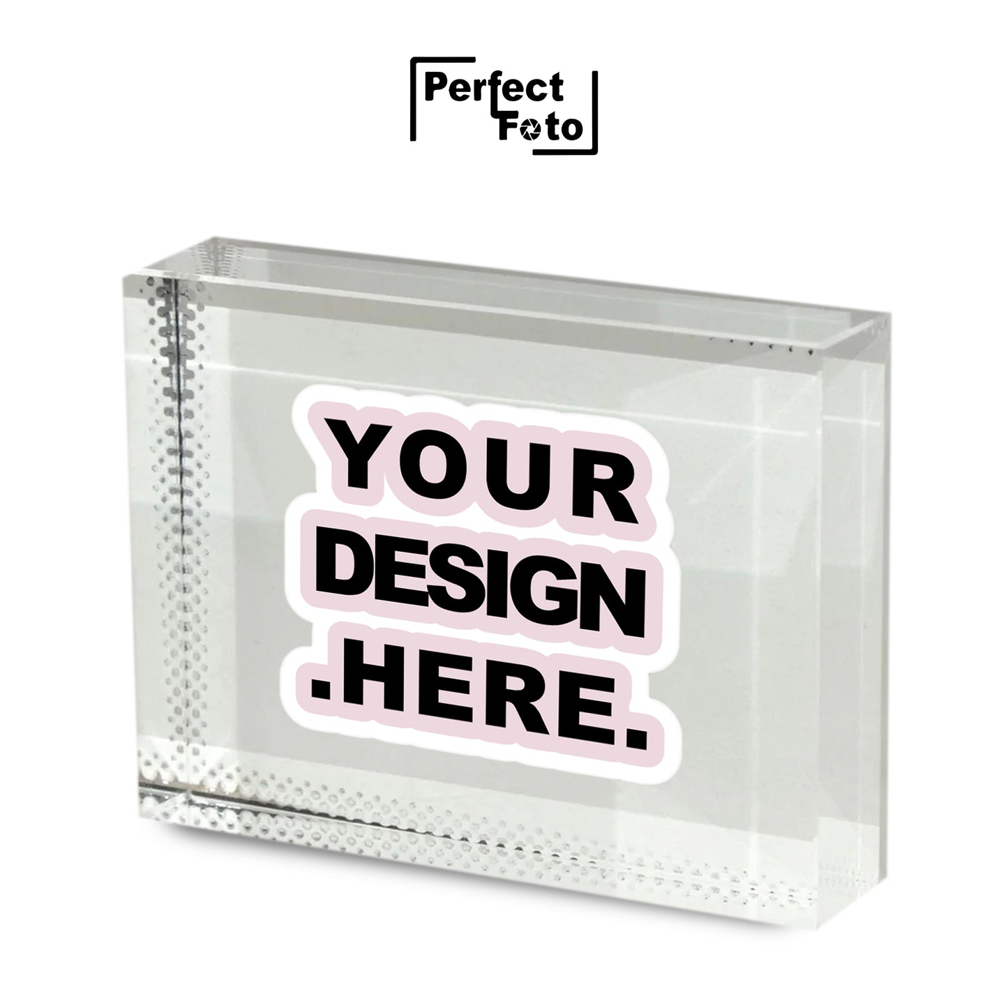 Crystal Photo Block – Rectangle - Design 1