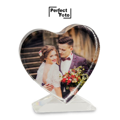 Crystal Heart Photo Block – Design 1