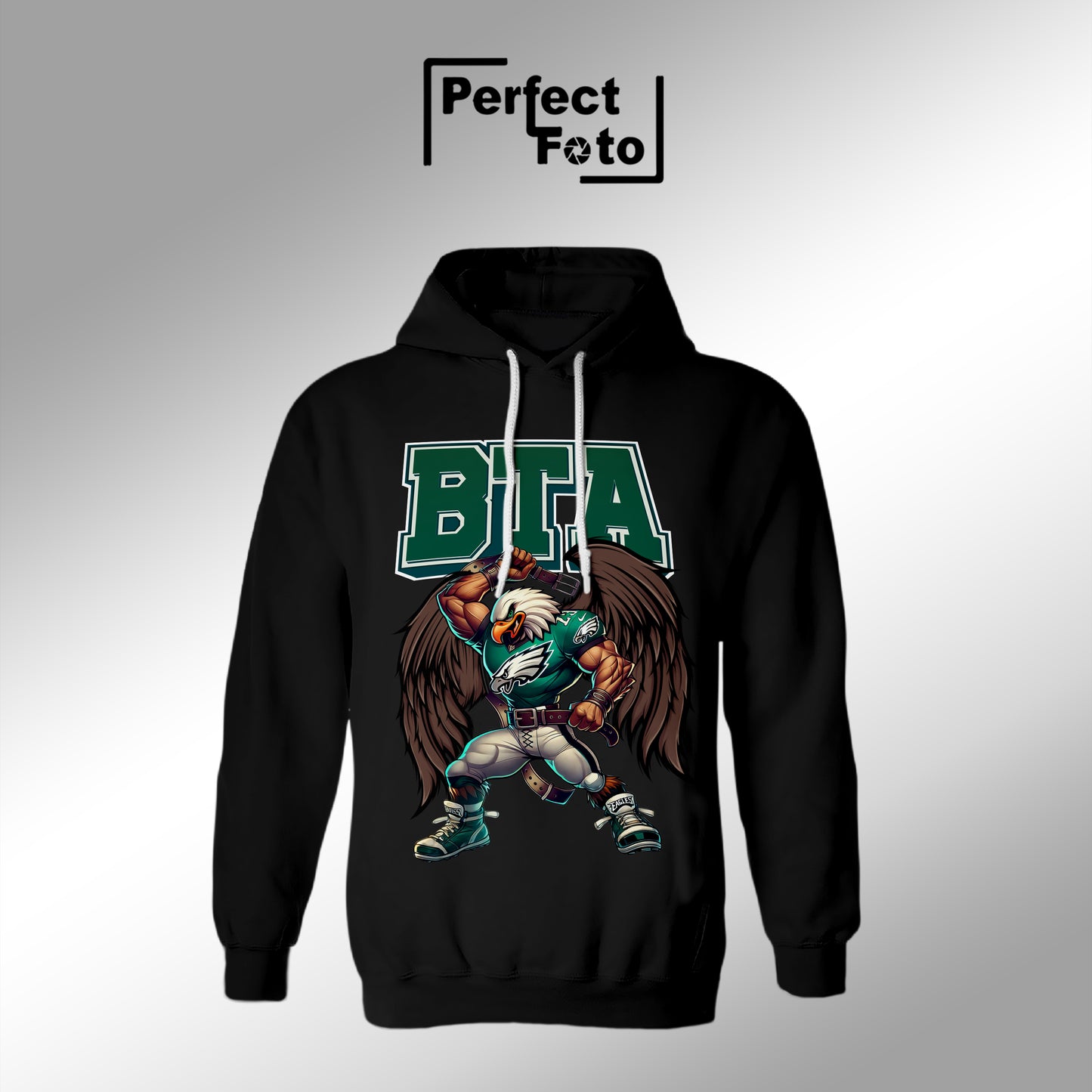 Pre Made Football & Eagles Hoodie Design 10