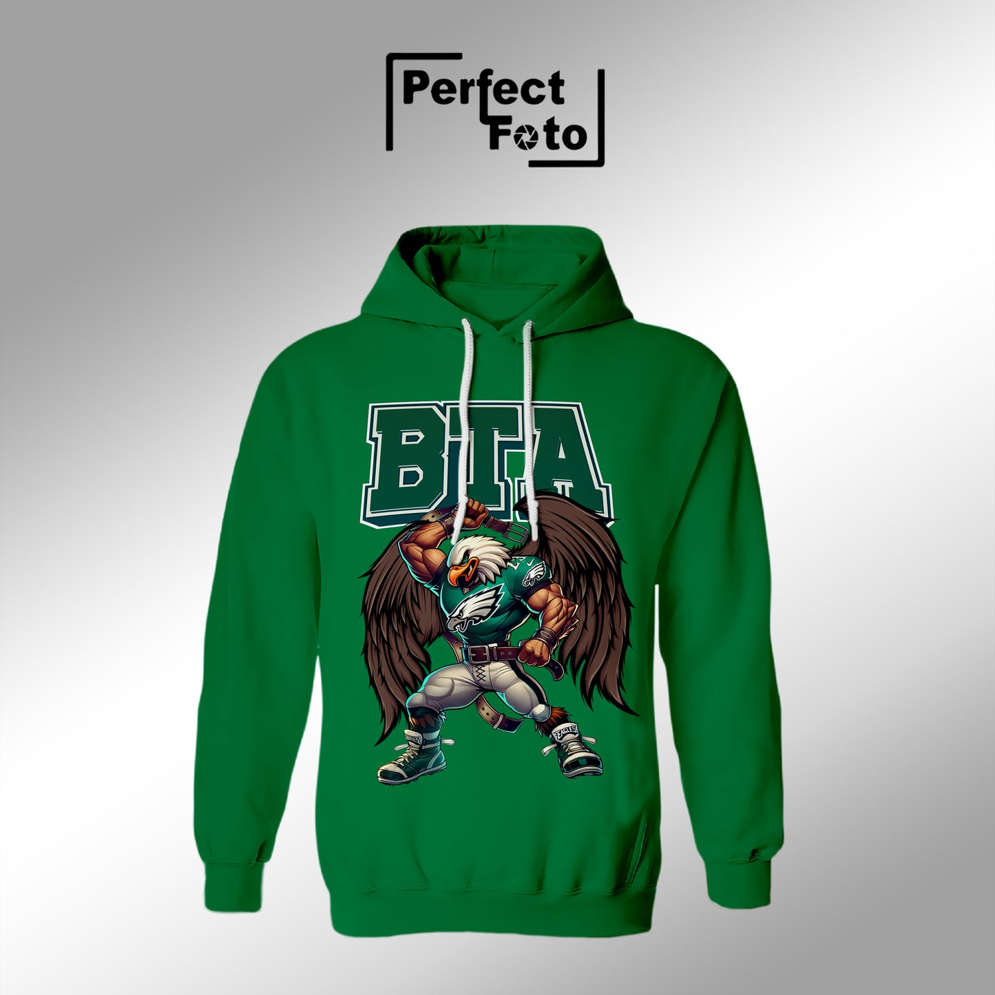 Pre Made Football & Eagles Hoodie Design 22