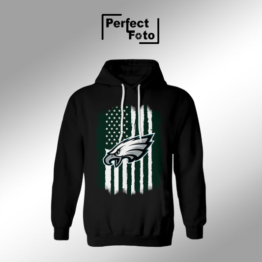 Pre Made Football & Eagles Hoodie Design 11