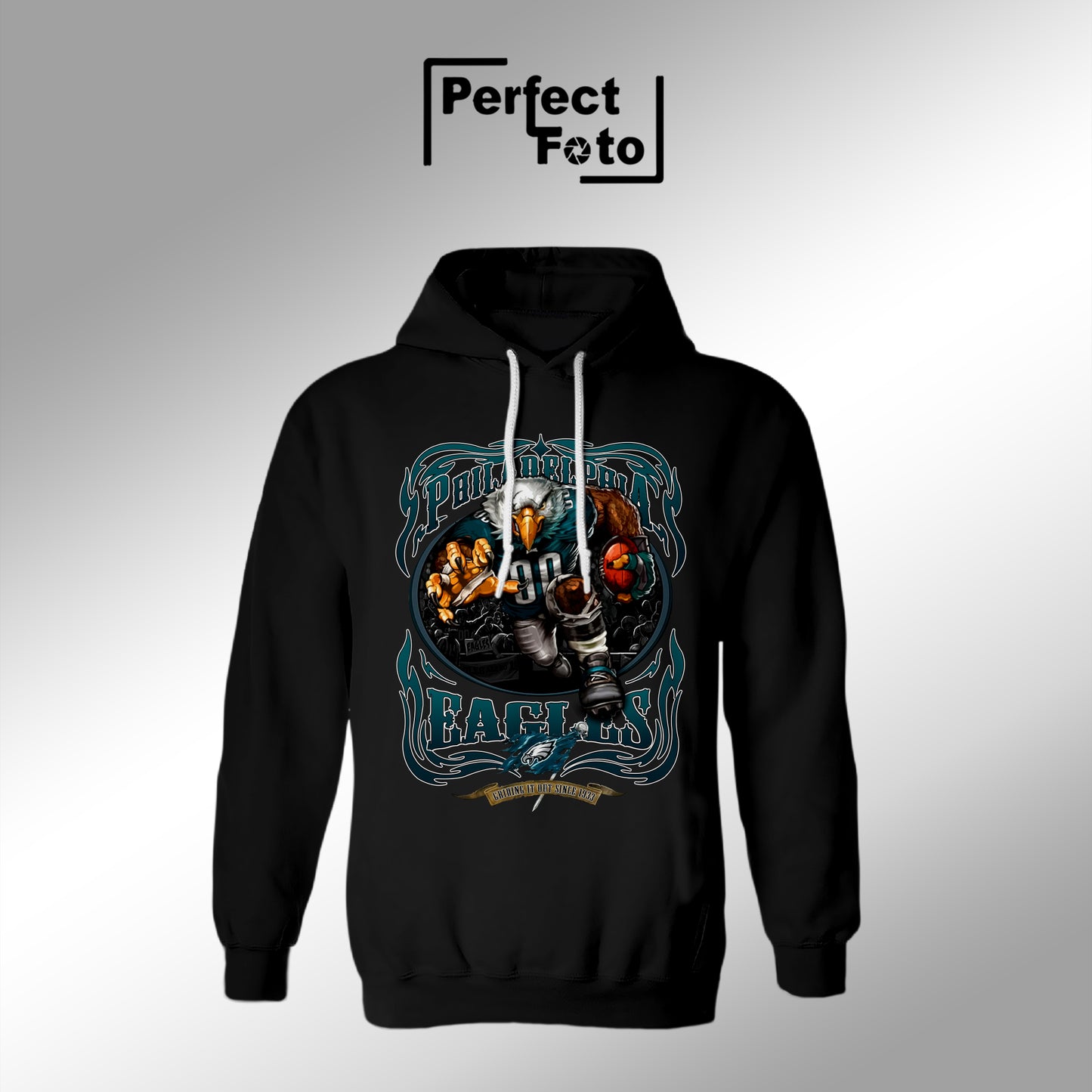 Pre Made Football & Eagles Hoodie Design 15