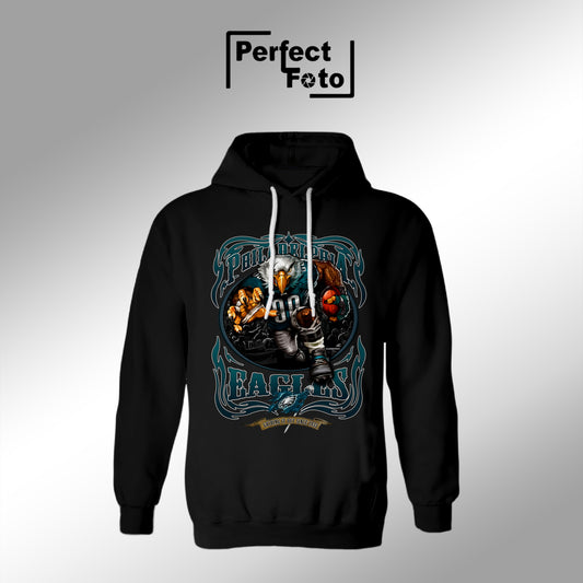 Pre Made Football & Eagles Hoodie Design 15