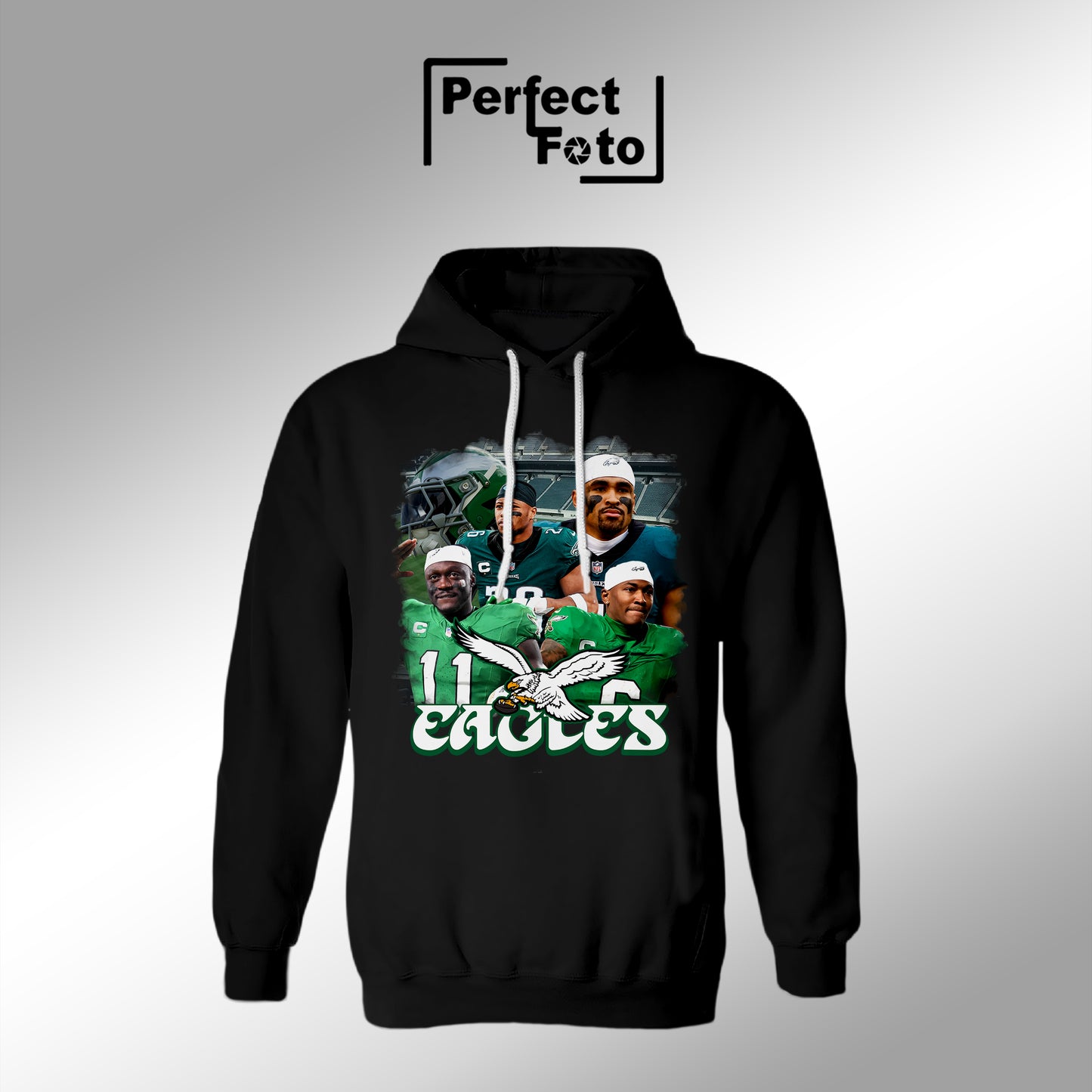 Pre Made Football & Eagles Hoodie Design 5