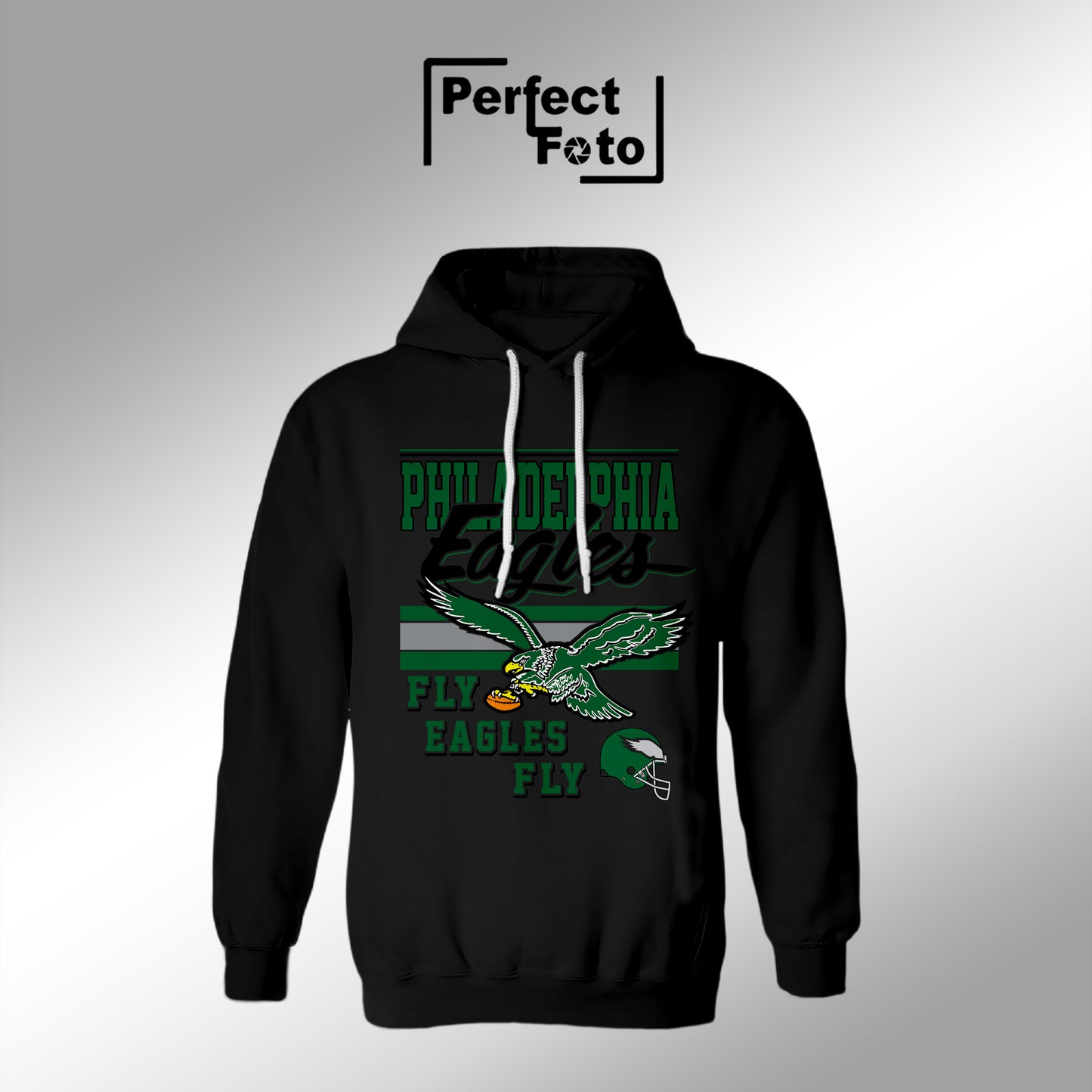 Pre Made Football & Eagles Hoodie Design 16