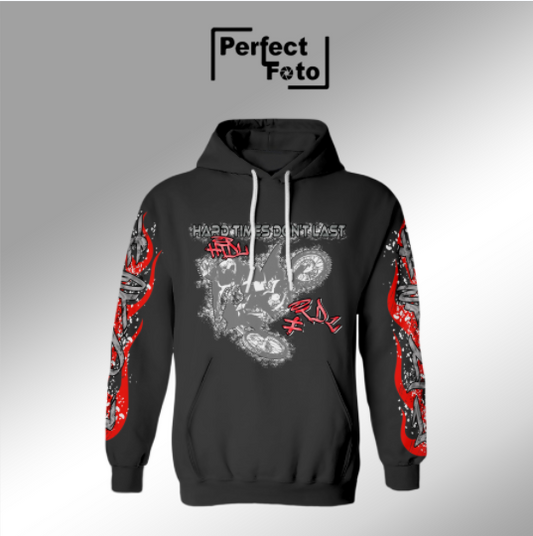 HOODIE MOCKUP MOTOCROSS RED