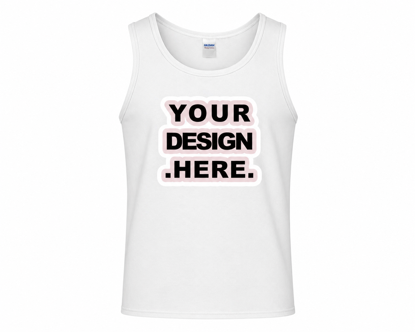 Custom Printed Tank Tops – Gildan Heavy Weight – Soft Cotton Unisex