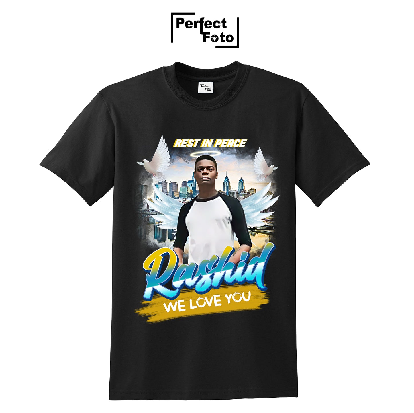 Airbrush Memorial Shirt Template 6