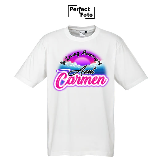 Airbrush Memorial Shirt Template 7