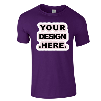 Custom Printed T-Shirts – Gildan – Soft Cotton Unisex Shirts