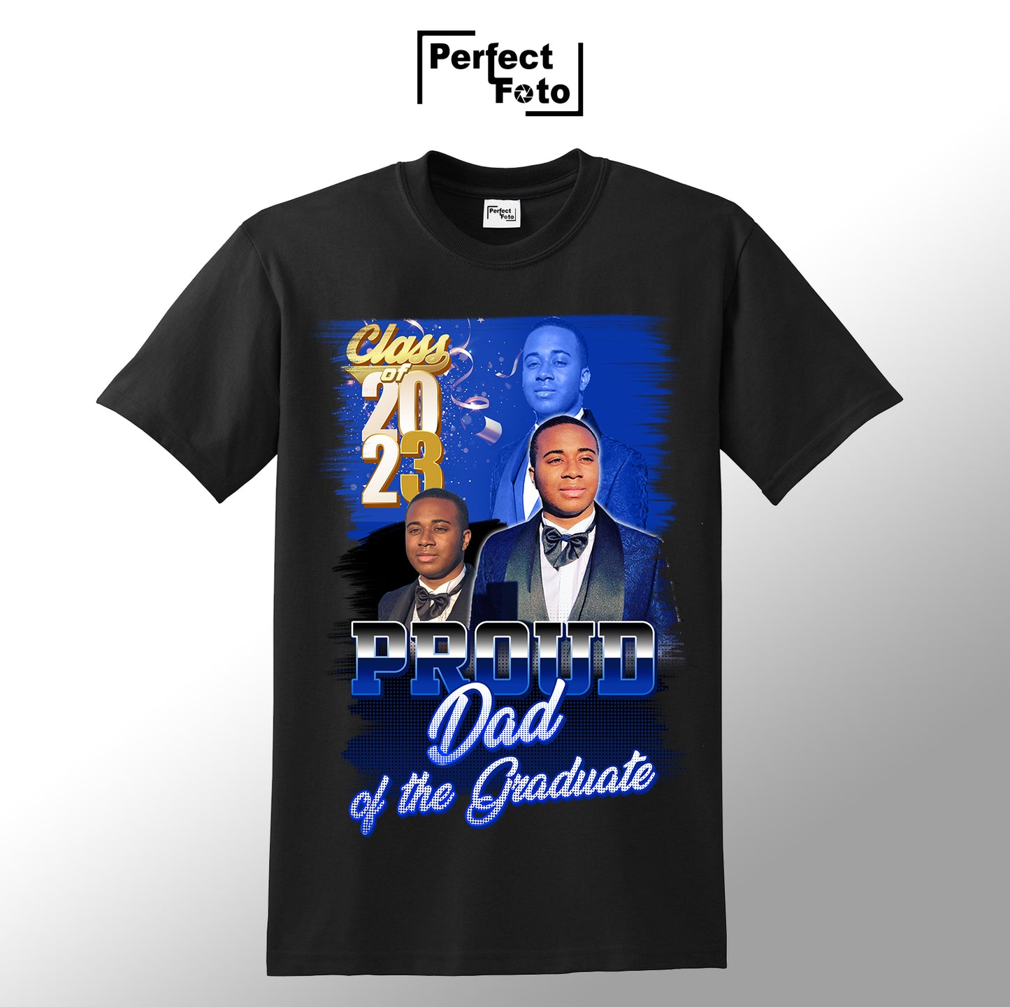 shirt mockup for proud dad of graduate
